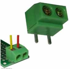 5.08мм 2pin колодка клеммная под винт в плату прямая KF301R 8A наращиваемая