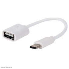 Переходник OTG USB-A(2.0) гнездо - USB-C штекер (0.15м)