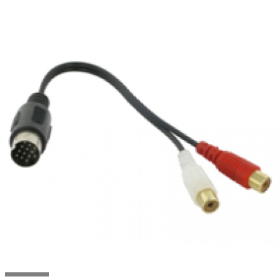 AUX IN 13pin KENWOOD -> 2 RCA