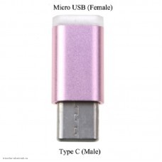 Переходник micro USB гнездо -> USB-C штекер