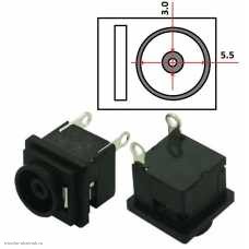 Гнездо P577 5.5*3.0*1.0мм DC-037B SAMSUNG 2pin