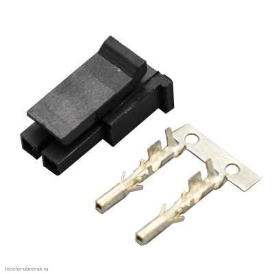 Molex 3.0мм 1-рядный 1х2pin гнездо на провод самонаборное