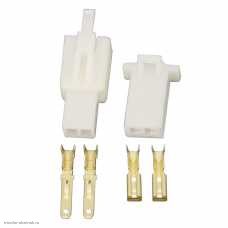 Серия 2.8 2pin DJ7021A штекер+гнездо самонаборные