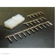 Molex 4.2мм 2-рядный 2х11pin гнездо на провод самонаборное