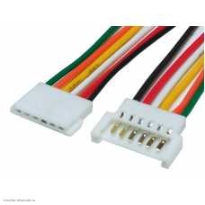MX2.0 (JST DS LOSI) гнездо + штекер 6 pin 2.00мм с проводом 15 см.