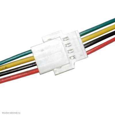 MX2.0 (JST DS LOSI)  гнездо + штекер 4 pin 2.00мм с проводом 15 см.
