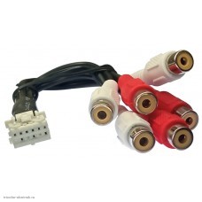 AUX IN 12pin PIONEER P80 12pin -> 6 RCA