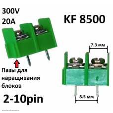 8.50mm 2pin клеммная колодка под кольцо KF8500 20A наращиваемая