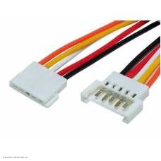 MX2.0 (JST DS LOSI) гнездо + штекер 5 pin 2.00мм с проводом 15 см.