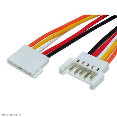 MX2.0 (JST DS LOSI)  гнездо + штекер 5 pin 2.00мм с проводом 15 см.
