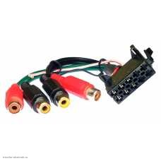 ISO*10 переходник на -> 4 RCA