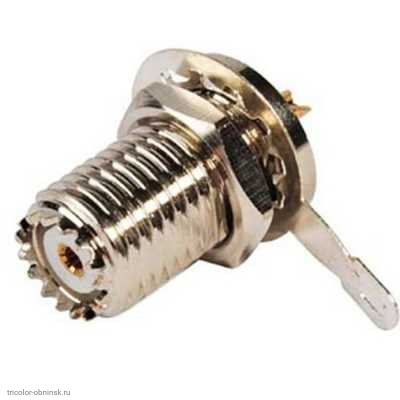 mini UHF гнездо пайка приборное гайка