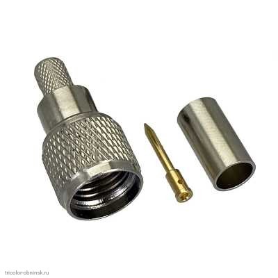 mini UHF штекер обжим на кабель RG-174