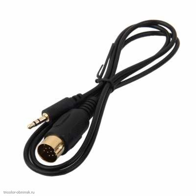 AUX IN 13pin KENWOOD -> штекер 3.5 стерео