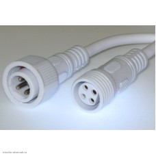 Соединительный кабель 4pin герметичный (IP67) 4х0.75мм2