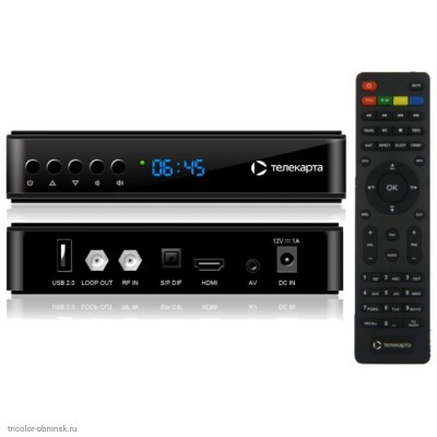 Ресивер EVO 09 HD (DVB-S2/Телекарта HD) + карта доступа
