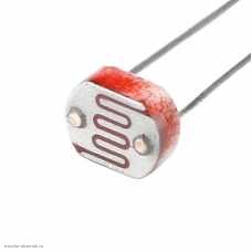 Фоторезистор LDR 5мм GL5516 для Arduino