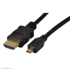 Шнур HDMI штекер - micro HDMI штекер 1.5м с ферритами