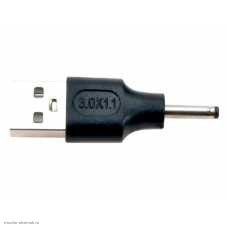 Штекер питания 3.0х1.1мм переходник на штекер USB A