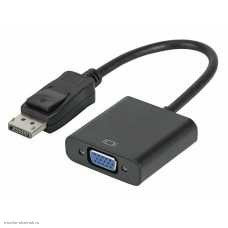 Переходник DisplayPort штекер (вход) - VGA гнездо (с проводом 0.15м)