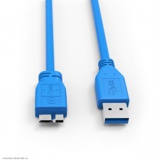 Шнур micro USB-B (3.0) штекер - USB-A (3.0) штекер 1.5м