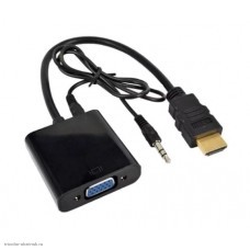Видеоконвертер HDMI (вход) - VGA + 3.5 Audio (выход)