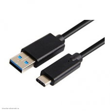 Шнур USB-C (3.1) штекер - USB-A (2.0) штекер 1.0м резина