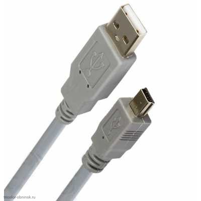 Шнур mini USB (5pin) штекер - USB-A штекер 1.8м