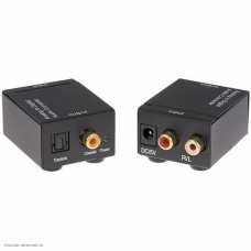 Аудиоконвертер 2 RCA (вход) - Toslink + Coaxial (выход)