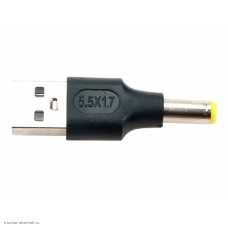 Штекер питания 5.5х1.7мм переходник на штекер USB A