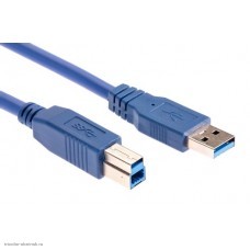 Шнур USB-А штекер - USB-B штекер (версия 3.0) 5.0м
