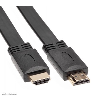 Шнур HDMI - HDMI 5.0 м с ферритами шлейф (блистер)