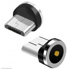Магнитный адаптер 2pin micro USB-B (только зарядка)