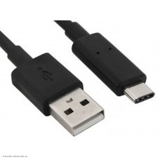 Шнур USB-C (3.1) штекер - USB-A (2.0) штекер 1.0м черный