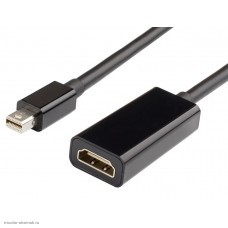 Переходник Mini DisplayPort штекер - HDMI гнездо (с проводом 0.15м)