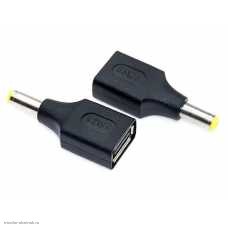 Штекер питания 5.5х2.5мм переходник на гнездо USB A