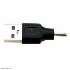 Штекер питания 2.5х0.7мм переходник на штекер USB A