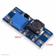 Стабилизатор повышающий DC-DC 2a MT3608 in 2-24v out 5-28v _