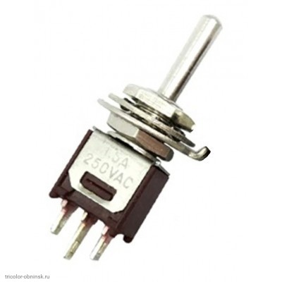 Микро тумблер 3pin 3 положения 250V 1.5A SMTS-103