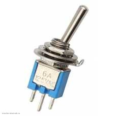 Микро тумблер M5 3pin 2 положения 250V 1.5A SMTS-102