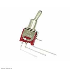 Микро тумблер d5 3pin 2 положения 250V 1.5A SMTS-102-C4 на плату угловой