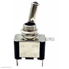 Тумблер ON-OFF 3pin ASW-07D с подсветкой 12V синий