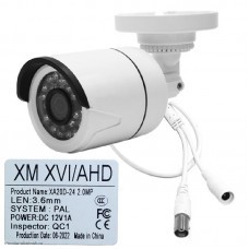 XM XVI/AHD камера цилиндрическая уличная XA20D-24 2.0MP пластиковая