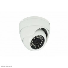 IP-камера купольная вандалозащищенная 1.0Мп (720p) (3.6мм, ИК 20м, 12В 0.4А)