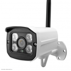 IP/WiFi-камера цилиндрическая уличная с микрофоном HJT-IP6200-B1W (2.0Mp 1080P/12V 2.0A/ИК подсветка/3.6мм)