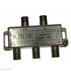 Ответвитель ТВ x3 отвода 12dB 5-1000MHz