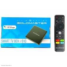 Ресивер GM I-910 2/16Gb, android TV (2.4/5 ГГц) голосовое управление, пульт ДУ Bluetooth