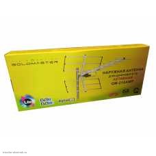 Антенна GoldMaster с усилителем 25 dB питание 5V GM-210АМР F гнездо без кабеля