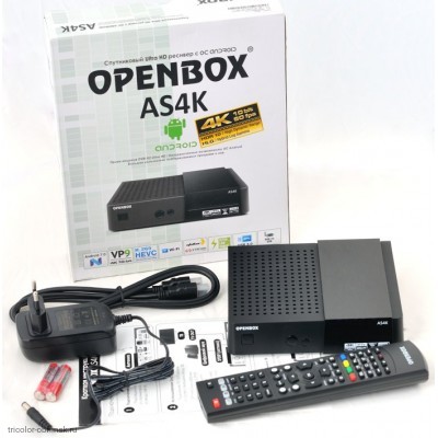 Ресивер Openbox AS4K (DVB-S2/IPTV/Android 7.0/4K UHD 10bit)