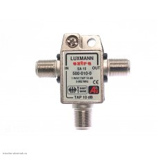Ответвитель ТВ x1 отвод 10 dB 5-862MHz LUXMANN mini